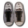 Quicklaze silicone shoelace black