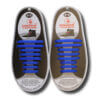 Quicklaze silicone shoelace blue