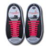 Quicklaze silicone shoelace pink