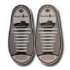 Quicklaze silicone shoelace white