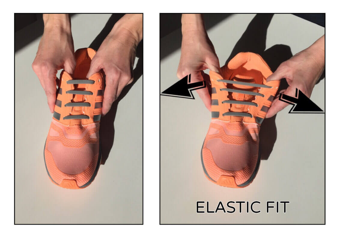 silicone quicklazes elastic fit